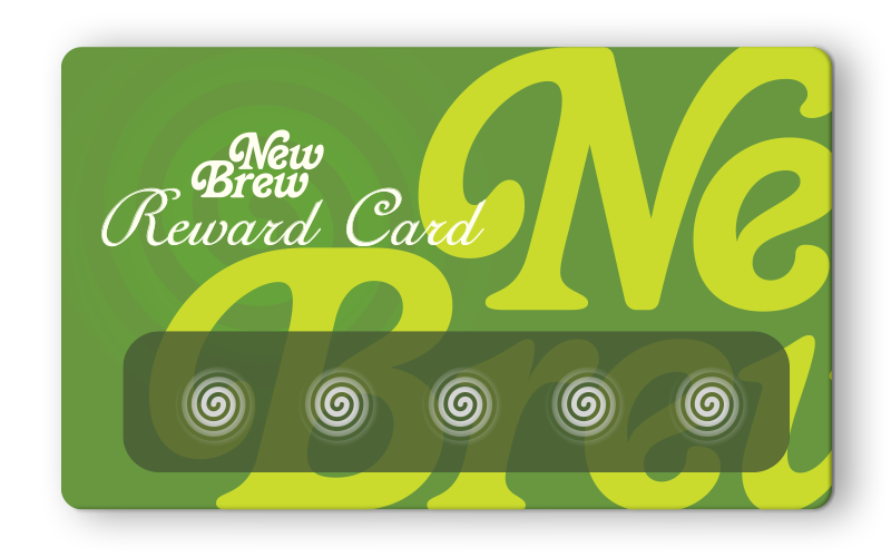 New Brew punch card